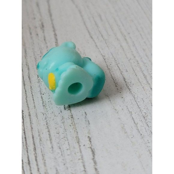 Miniature AS IS blue rubber chipmunk seed pet toy figure - Picture 4 of 4